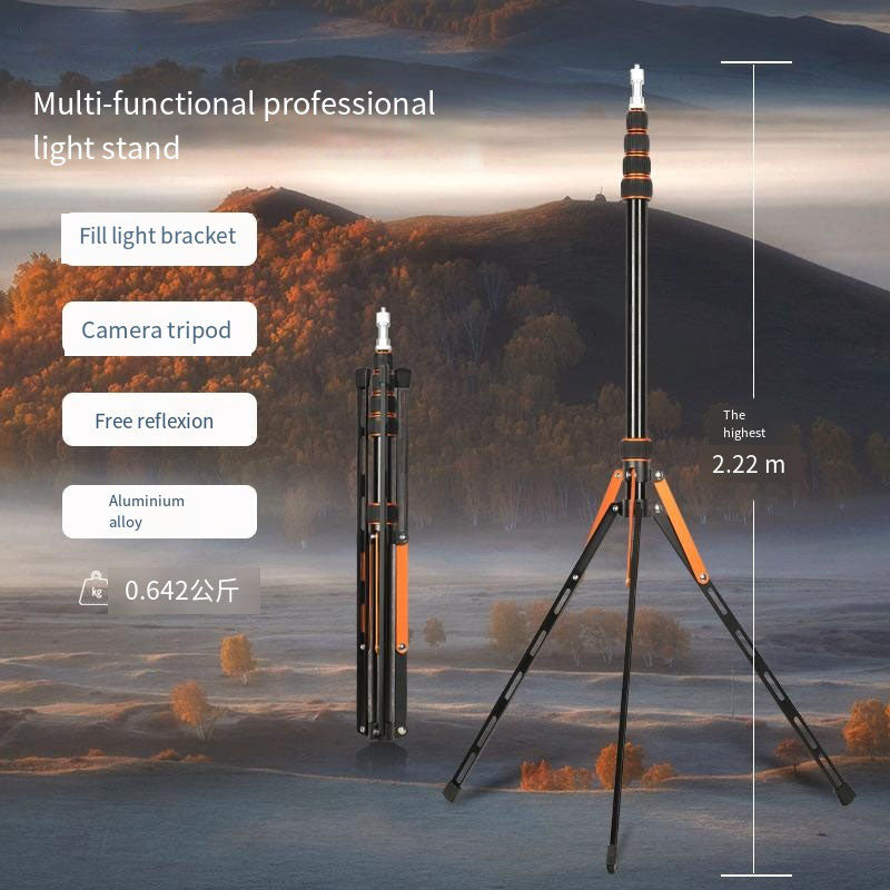 Fosoto SL255 220cm Portable Tripod Photography Light Stand