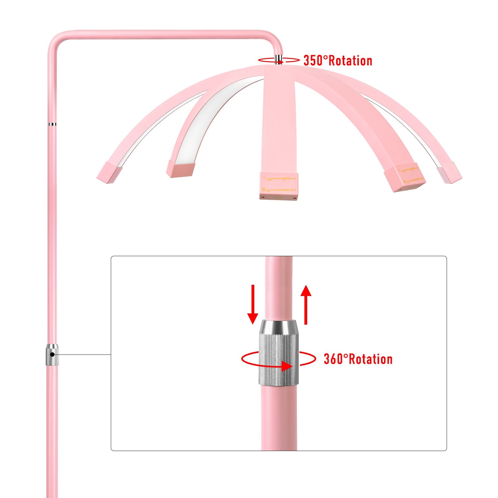 Fosoto FT-Y9 Led Lash Light Half Moon light