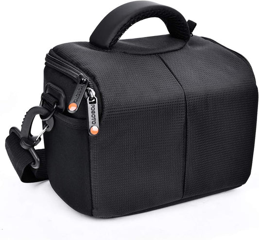 Compact Camera Shoulder Bag Case with Rain Cover
