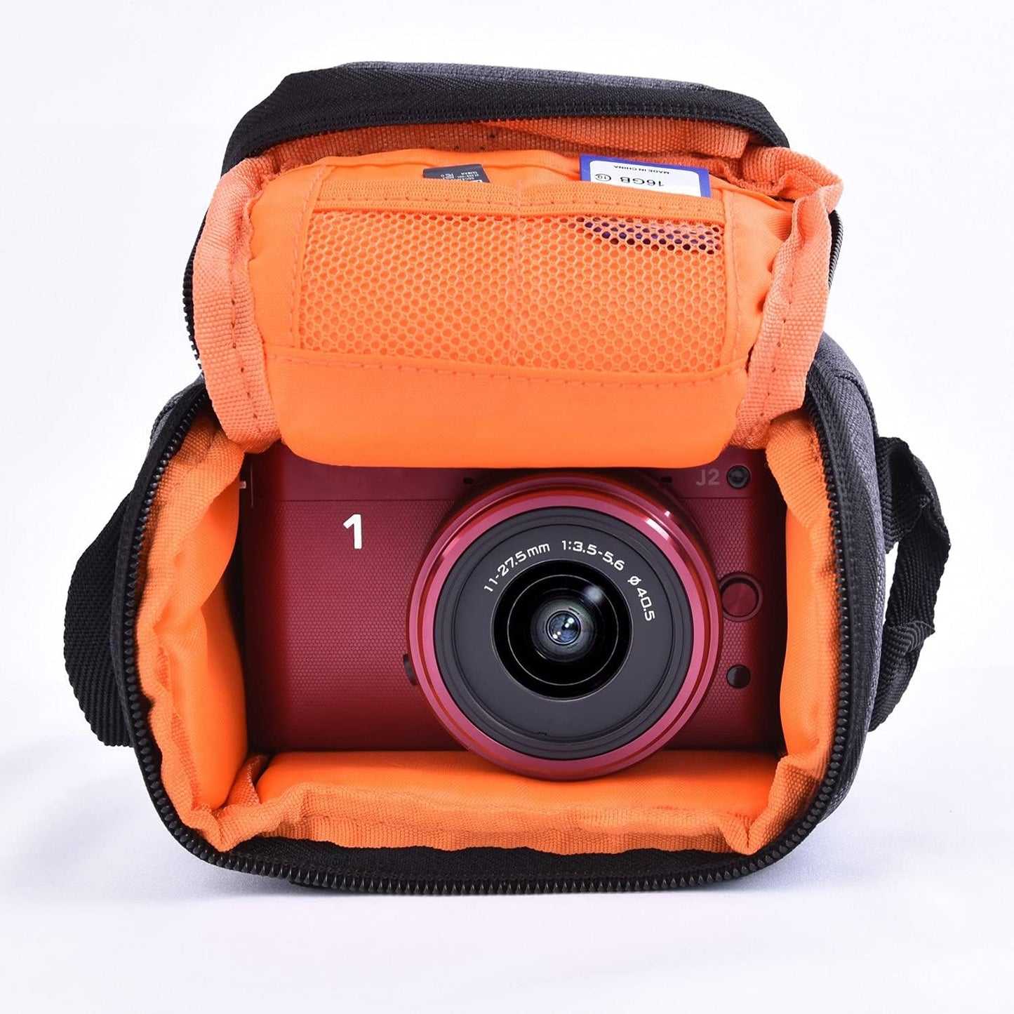 FOSOTO Compact Camera Shoulder Bag Compatible for Fuji XE3 X-A7 X-A5 X-T20 X-T2 X-T3 SONY A6000 A6100 A6400 A5100 NEX6 Canon PowerShot SX620 SX730 G7X Kodak FZ152-RD FZ152 Mirrorless Digital Camera