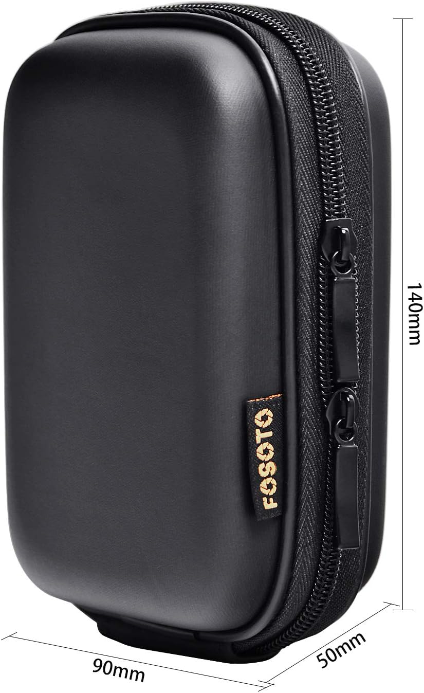 Shockproof Compact Digital Camera Case Bag Compatible for Sony W800 W830 WX500, Canon PowerShot SX620 HS G9 X, Nikon Coolpix A10 S6800, Panasonic Lumix DMC TZ8 ZS20 ZS7-by FOSOTO