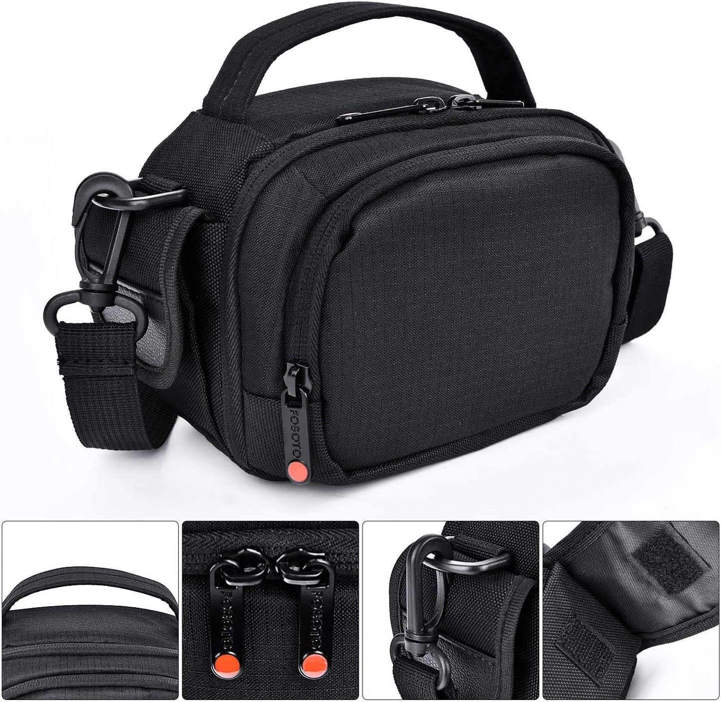 FOSOTO Camera Camcorder Case Compatible for Canon VIXIA HF R800 R700,Sony HDR-CX405 CX675 CX670 SR12 FDRAX53,Panasonic HC-V770 HC-V180 HD,RockBirds HDV-5052STR,PowerLead PL-601 Puto PLD078 HC-V770 HD