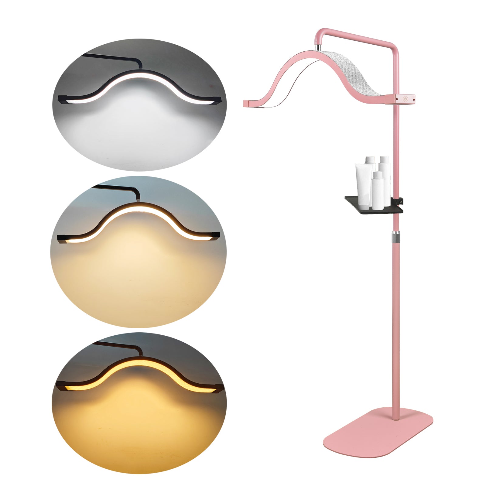 Lampe Demi-Lune Nuage Rose FOSOTO