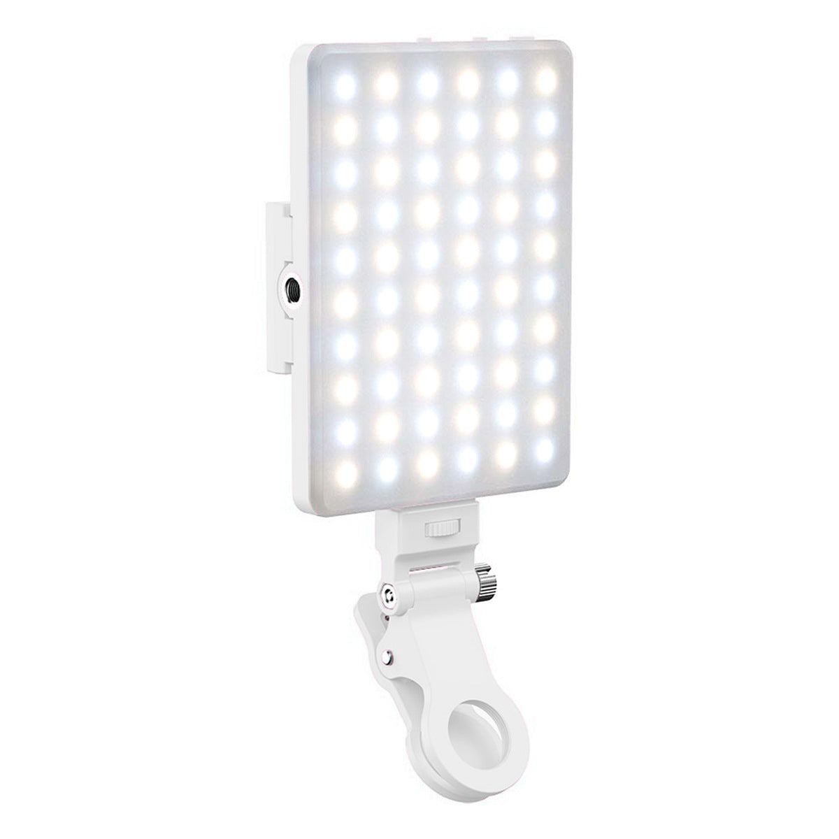 Fosoto - Panel LED portátil, luz de video a todo color, luz de bolsillo funcional, luz LED para teléfono para fotografía