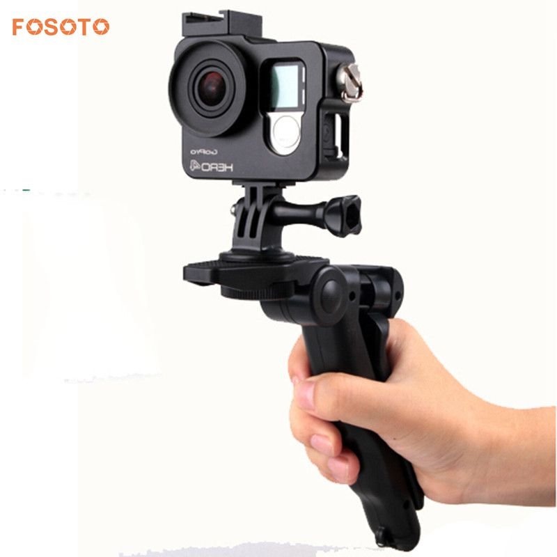 fosoto 4in1GoPro accessories Mini Camera Tripod Stand Holder Beauty Leg Floder for Canon Sony Nikon DSLR camera gopro Cell phone - FOSOTOfosoto 4in1GoPro accessories Mini Camera Tripod Stand Holder Beauty Leg Floder for Canon Sony Nikon DSLR camera gopro Cell phone