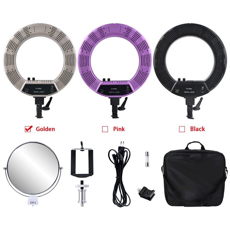 fosoto 18" 5500K Dimmable LED Adjustable Ring Light 480 led 5500K Camera Macro Ring Light for Makeup & Beauty Photography/Video - FOSOTOfosoto 18" 5500K Dimmable LED Adjustable Ring Light 480 led 5500K Camera Macro Ring Light for Makeup & Beauty Photography/Video