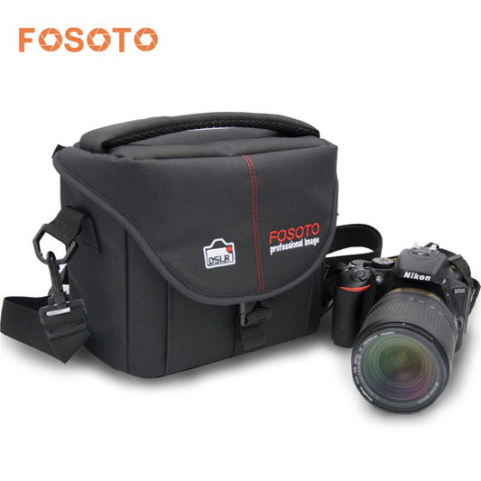 Bolsa para cámara fosoto, funda de nailon para fotografía y vídeo, bolsas para cámara Canon Nikon D3300 Sony Pentax Samsung Panasonic DSLR