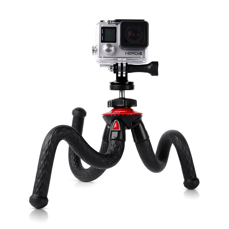 fosoto 新款八爪三脚架迷你灵活数码相机防水蜘蛛三脚架支架适用于手机佳能尼康数码单反相机和 Gopro