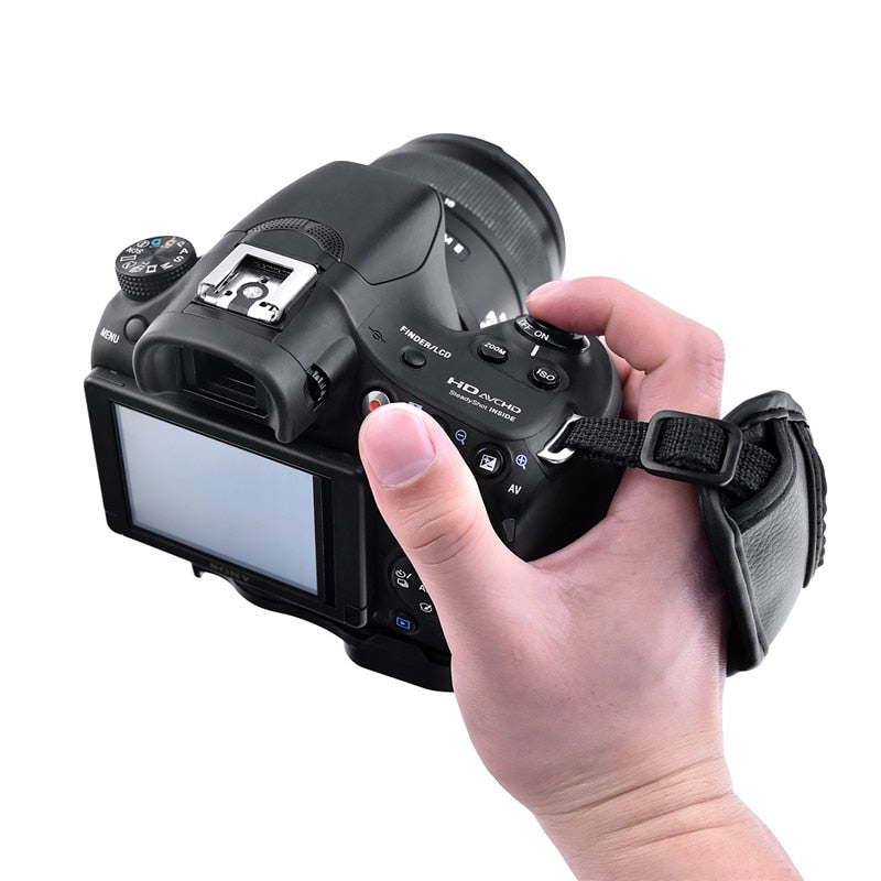 Fosoto correa de mano para cámara Nikon Sony Canon 5D Mark II 650D 550D 70D 60D 6D 7D Nikon D90 D600 D71 DSLR