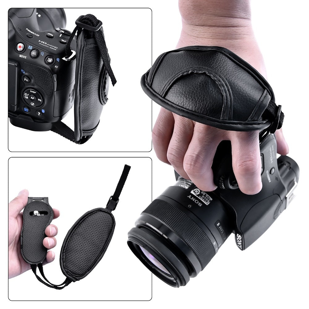 fosoto Camera Hand Wrist Grip Strap Belt for Nikon Sony Canon 5D Mark II 650D 550D 70D 60D 6D 7D Nikon D90 D600 D71 DSLR Camera