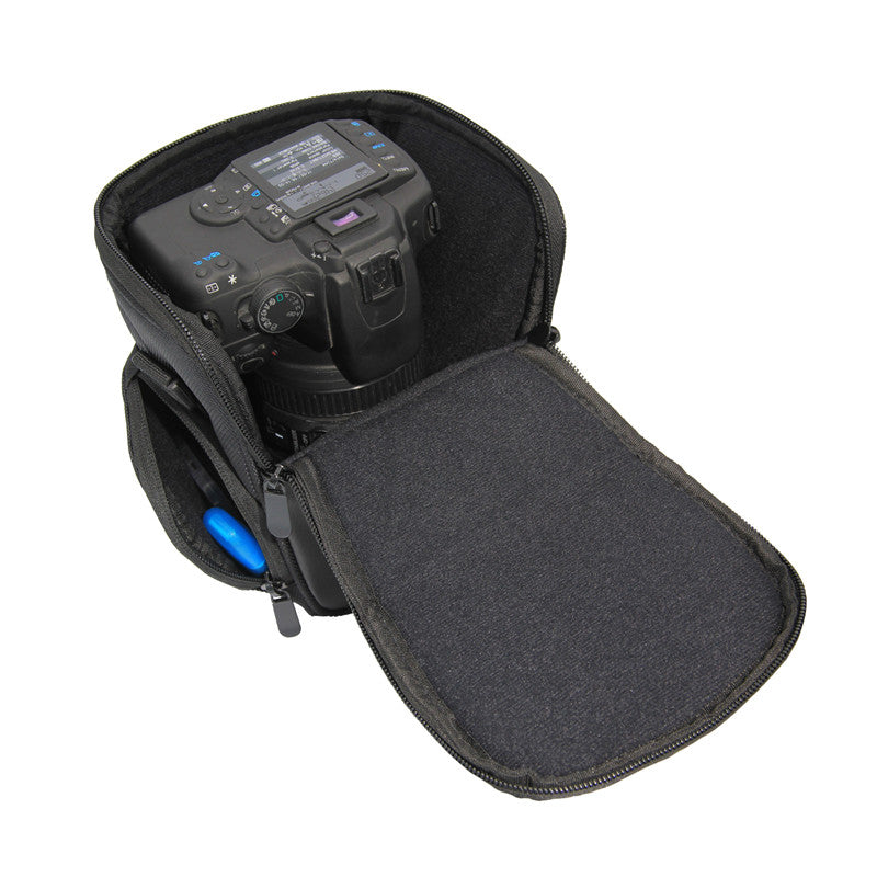 Fosoto moda triángulo cámara Digital DSLR bolso de hombro foto bolsas para Canon EOS 1300D 6D 70D 760D 750D 80D 700D 600D 650D