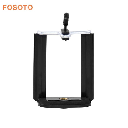 fosoto Stretchable Rotating Selfie Cell Phone Holder Mount Bracket Clip for Smartphone Camera Tripod Stand Mount Adapter Monopod