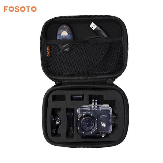 fosoto EVA 数码小米相机包保护套收纳硬包防水保护套适用于 Gopro Hero 5 4 3+ 3 2 1 和小米运动相机