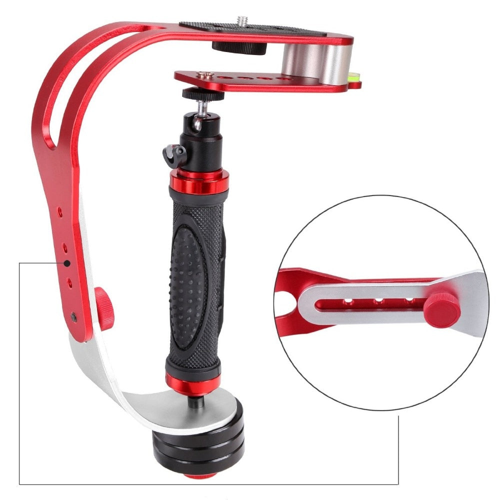 fosoto High Quality Handle video Camera Stabilizer Steady  for Canon Nikon Sony Gopro hero Digital Compact Camera DSLR