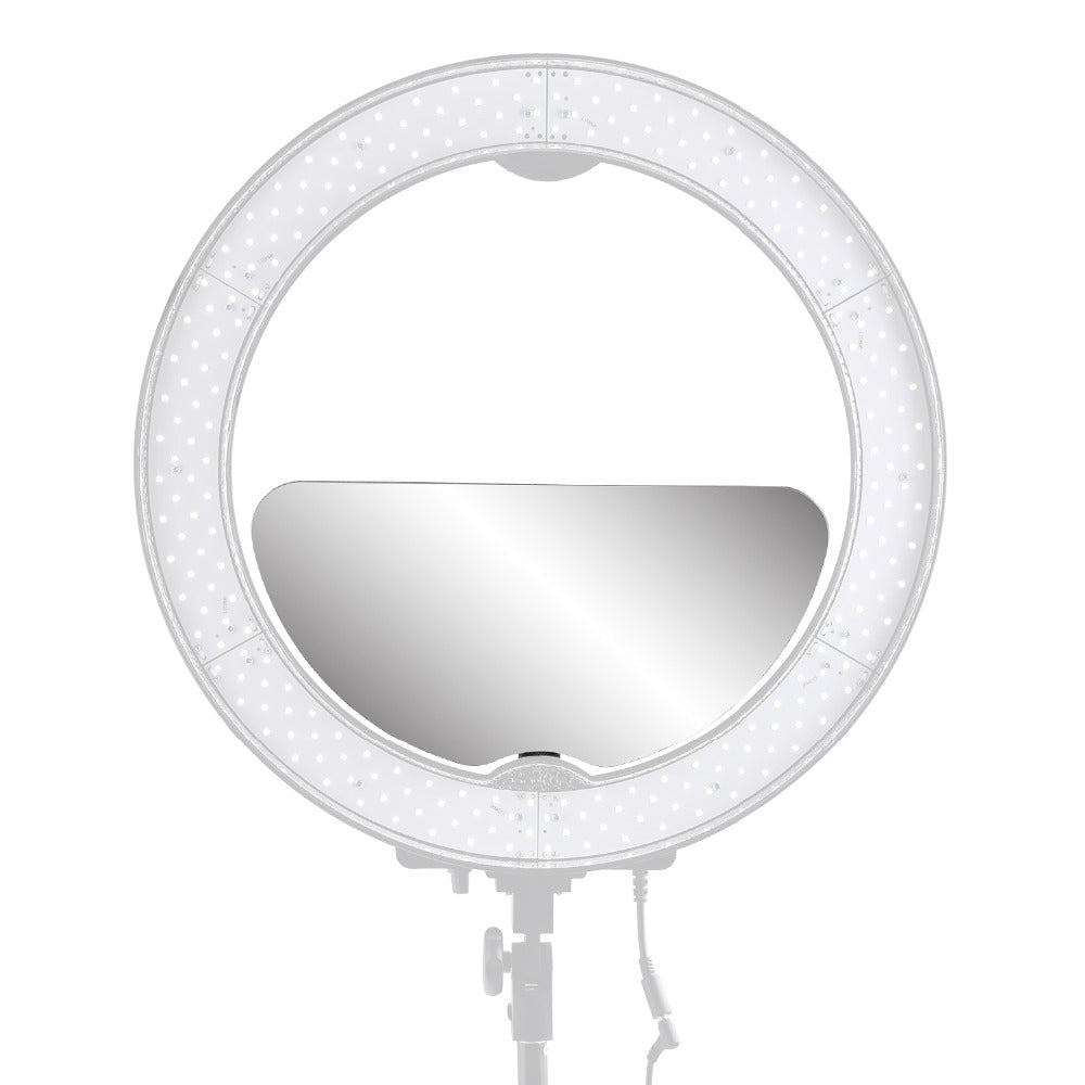 Accesorios de luz de anillo fosoto, espejo lunar para Rl-18 Rl-188 y otras lámparas de maquillaje de 18 pulgadas