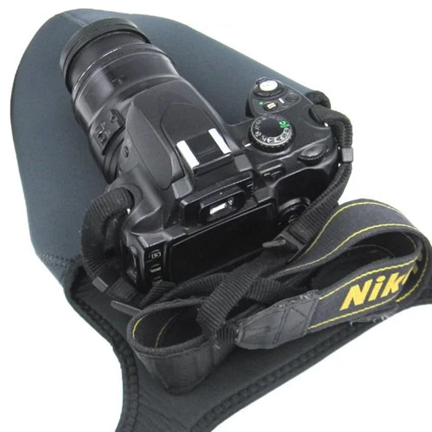 Fosoto 1 Uds 2 uso lateral neopreno impermeable SLR DSLR cámara Liner funda bolsa Protector suave para Canon EOS 1300D Nikon D3400
