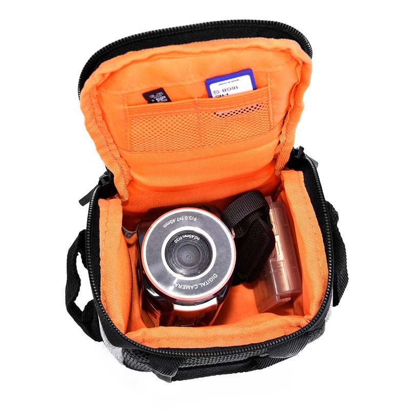 Fosoto R2 bolso para cámara DSLR impermeable a la moda, bolso de hombro, funda con correa para cámara Canon Nikon Sony FujiFilm Olympus DSL R