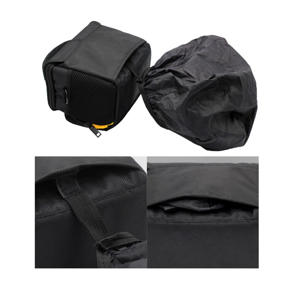 Fosoto DSLR bolsos de hombro cámara de fotografía y vídeo Digital bolsa de Estuche De Viaje con cubierta impermeable para lluvia para Canon Nikon SLR D3400 D3100