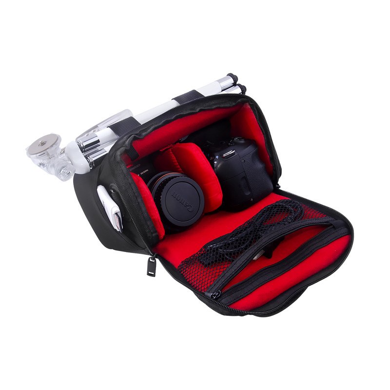 fosoto 数码单反相机包防水摄影视频照片单肩包适用于佳能 SX410 SX400 尼康 L340 L330 L840