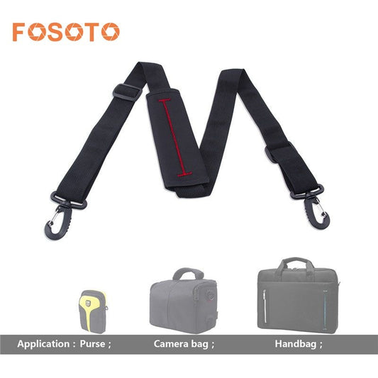 fosoto 相机肩带带双挂钩适用于数码单反相机视频包防水包笔记本电脑钱包手提包邮差包